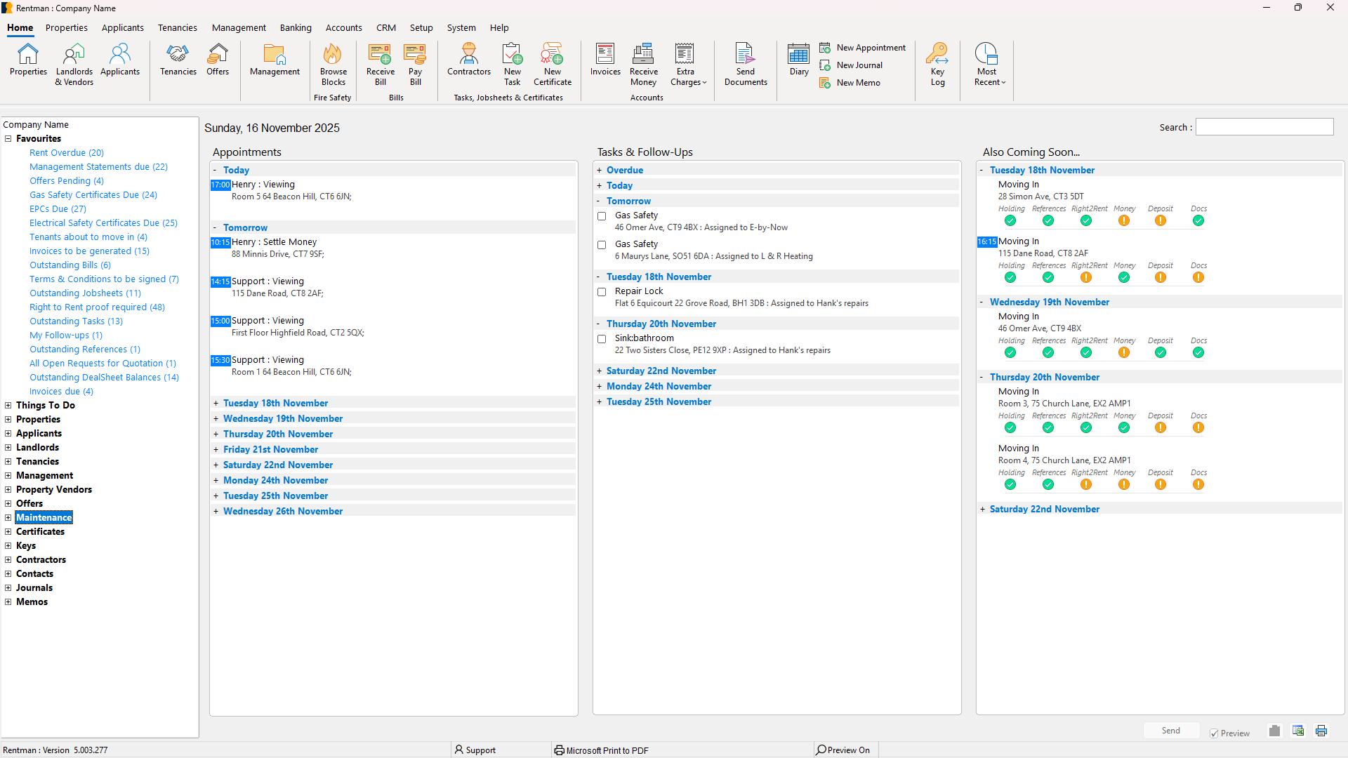 Lettings Dashboard 2